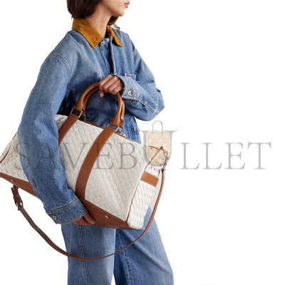 BOTTEGA VENETA INTRECCIATO LEATHER WEEKEND BAG (50*28*24cm)